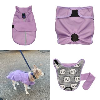 Když miluješ svého psa, chceš aby mu bylo hezky. Zateplené, nepromokavé, s reflexním proužkem a háčkem na vodítko. A super...